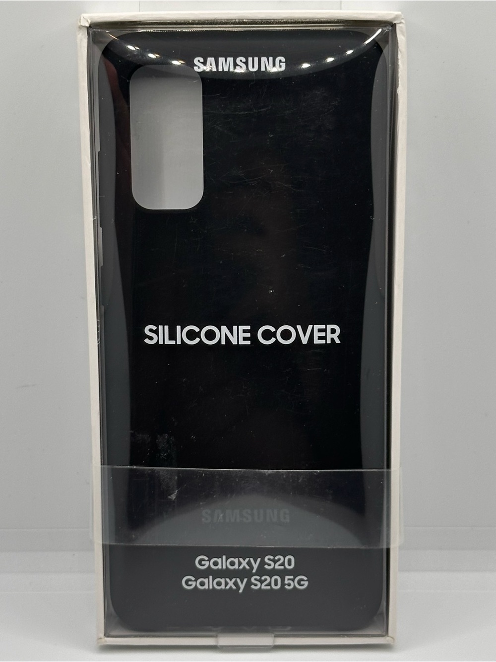 Official Samsung Galaxy S20 / S20 5G Silicone Cover Case Black NIB